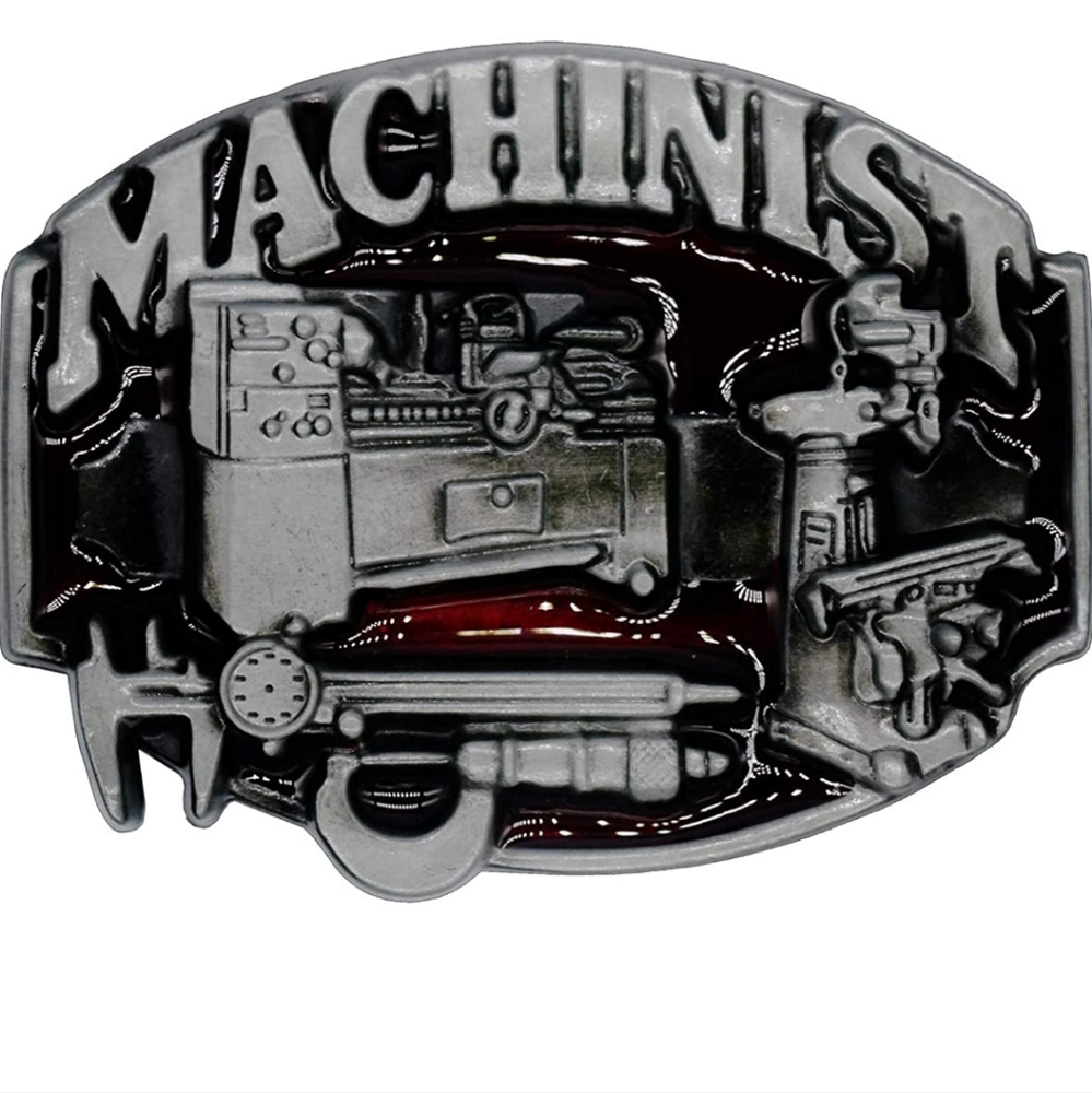 Machinist belt buckle